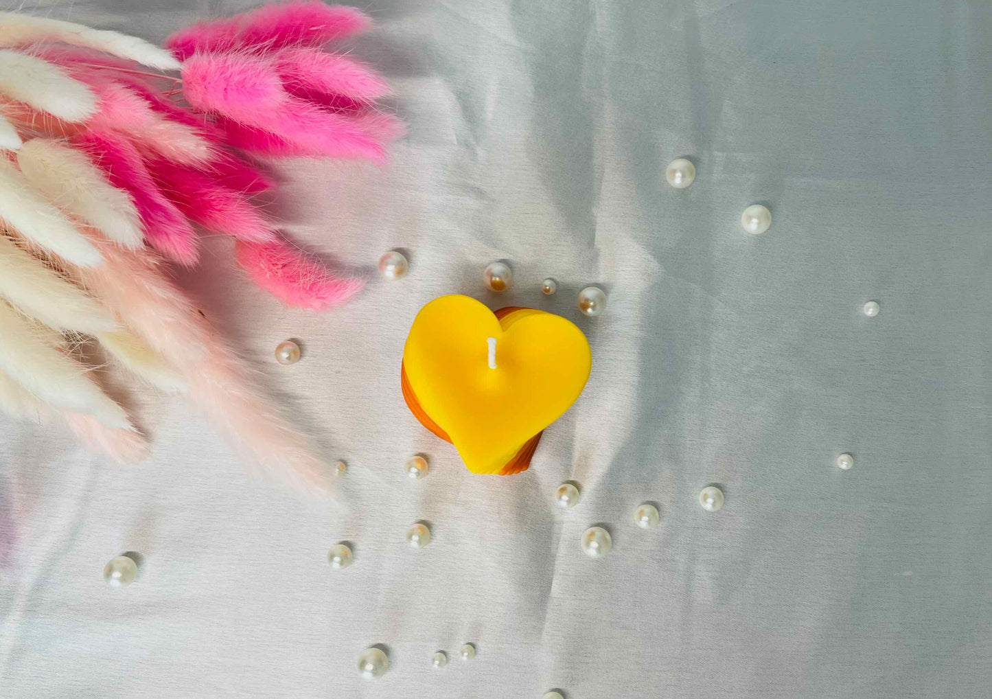Love in Layers Candle – Layered Heart Design in Vibrant Colors, Perfect Romantic & Festive Gift | Candliya