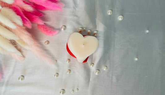 Love in Layers Candle – Layered Heart Design in Vibrant Colors, Perfect Romantic & Festive Gift | Candliya